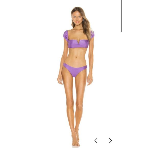 LPA Yvette Bottom Lilac Purple Swim Resort Bikini Beach XS NWT $78 - Picture 1 of 5